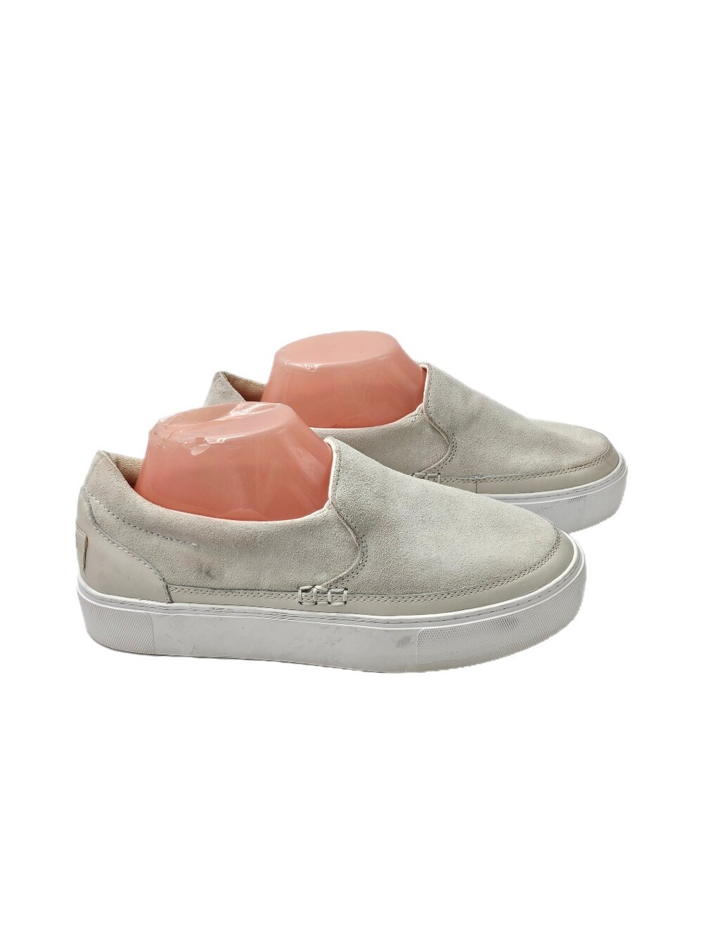 UGG Zilo Jasmine Beige Suede Slip-On Platform Sneakers Womens Size 8 NWOB